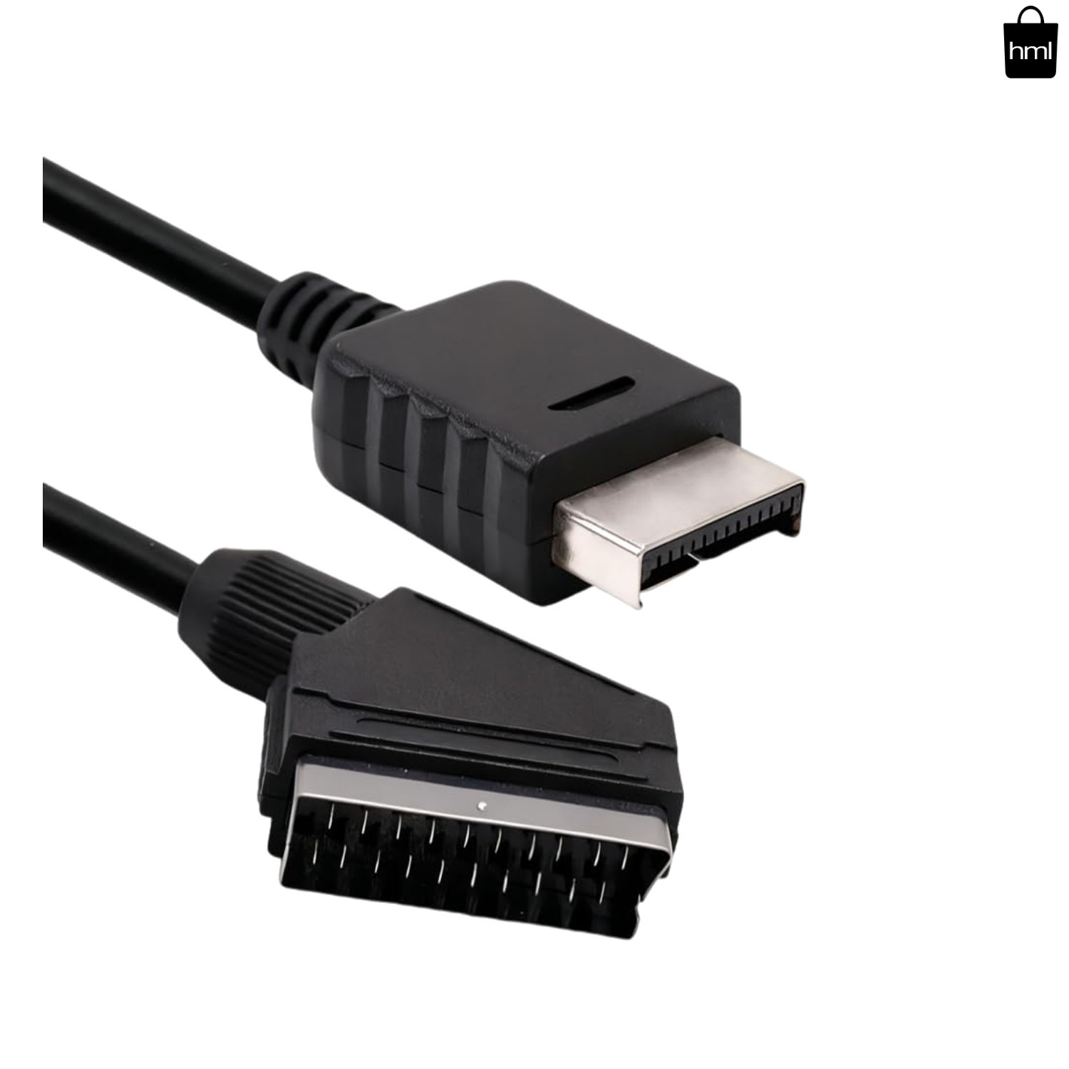 1 × RGB Scart Cable 1.8 meter/ 6ft Fit For PS1/ PS2/ PS3 only