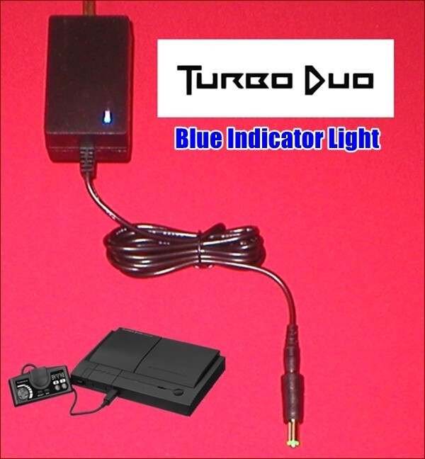 AC Adapter Power Supply W/LED for the NEC Turbo Duo Console System NEW