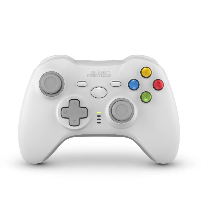 Retro Fighters Hunter 360 Wireless Controller- White – for XBOX 360 and PC