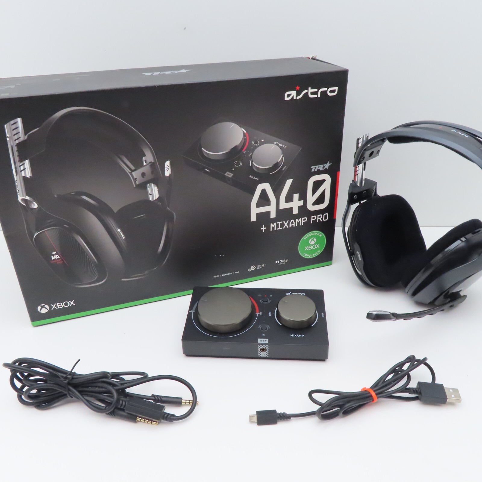 Astro A40 + A00084 Mixamp Pro TR Wired Gaming Headset 939-001658 For Xbox/PC