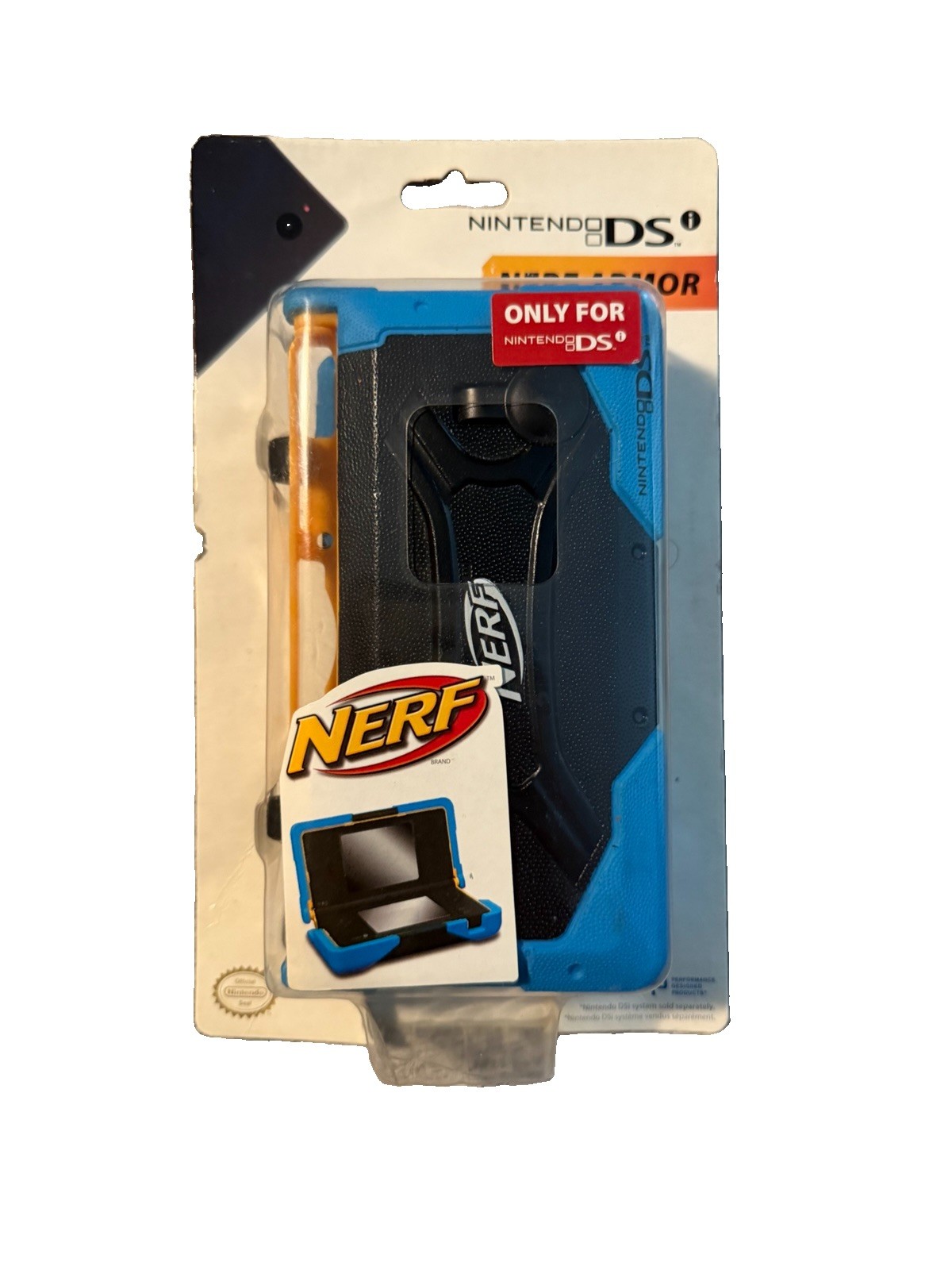 Official Nintendo DSi Black and blue NERF ARMOR Heavy Duty Protection NEW