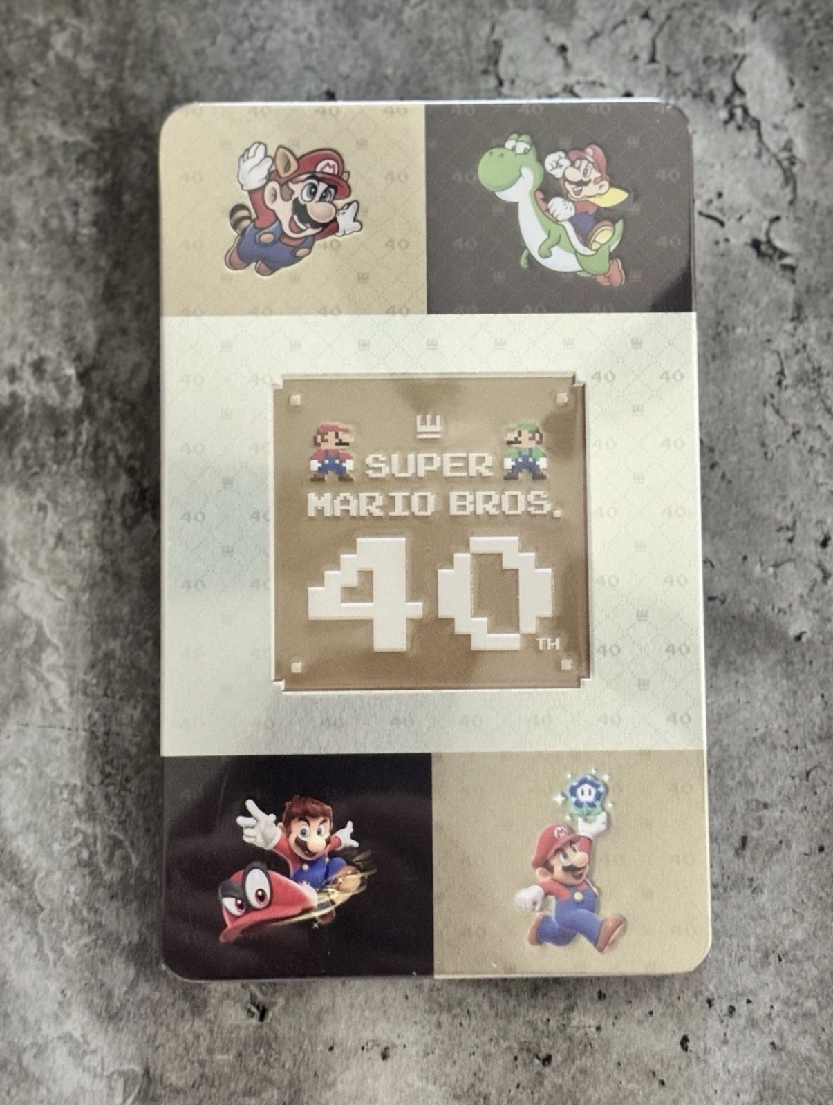 Super Mario Bros 40th Anniversary 24 Game Case Nintendo Switch Steelbook NEW