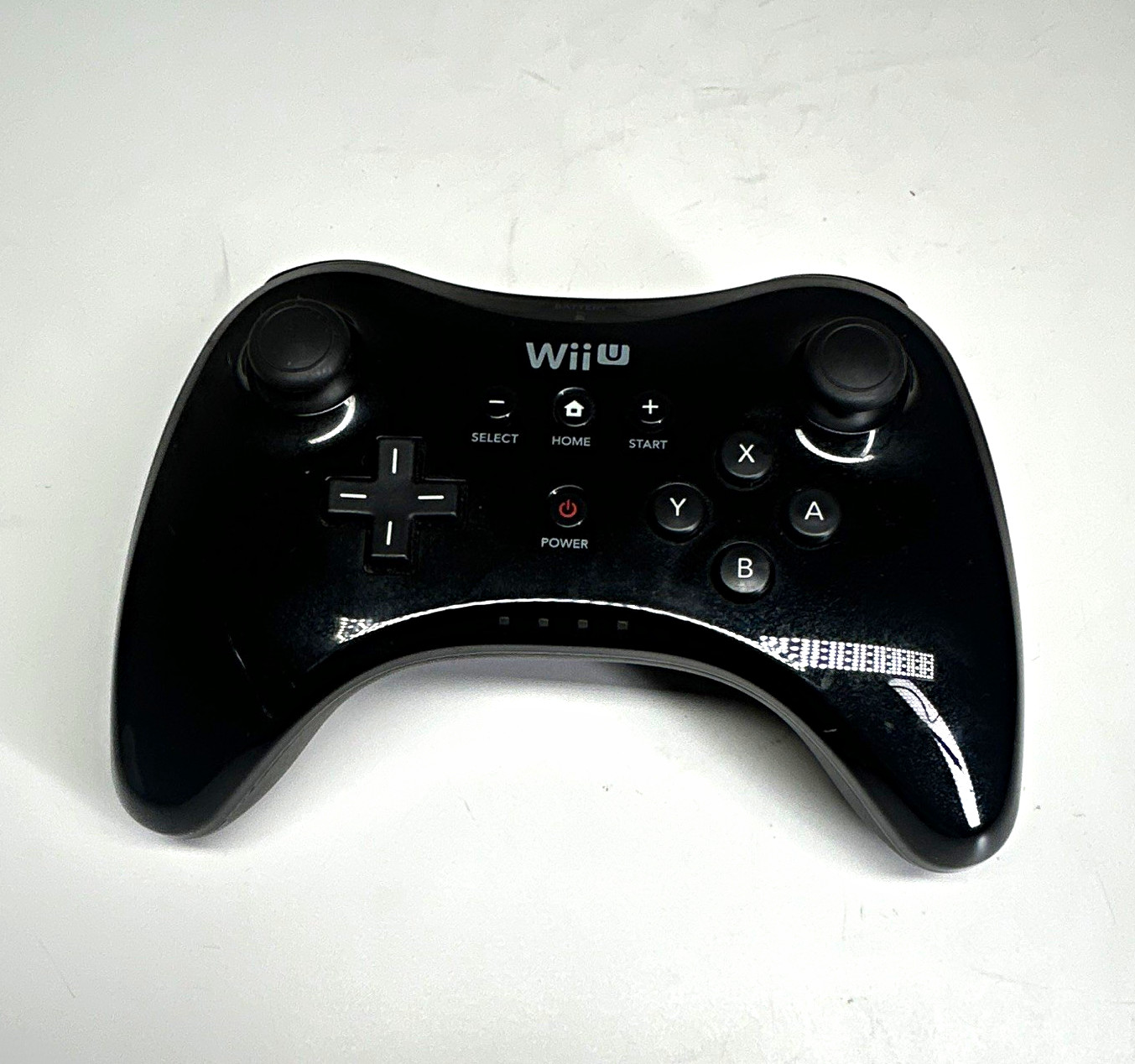Nintendo Wii U Pro Controller Wireless w/ Battery Indicator Black WUP-005