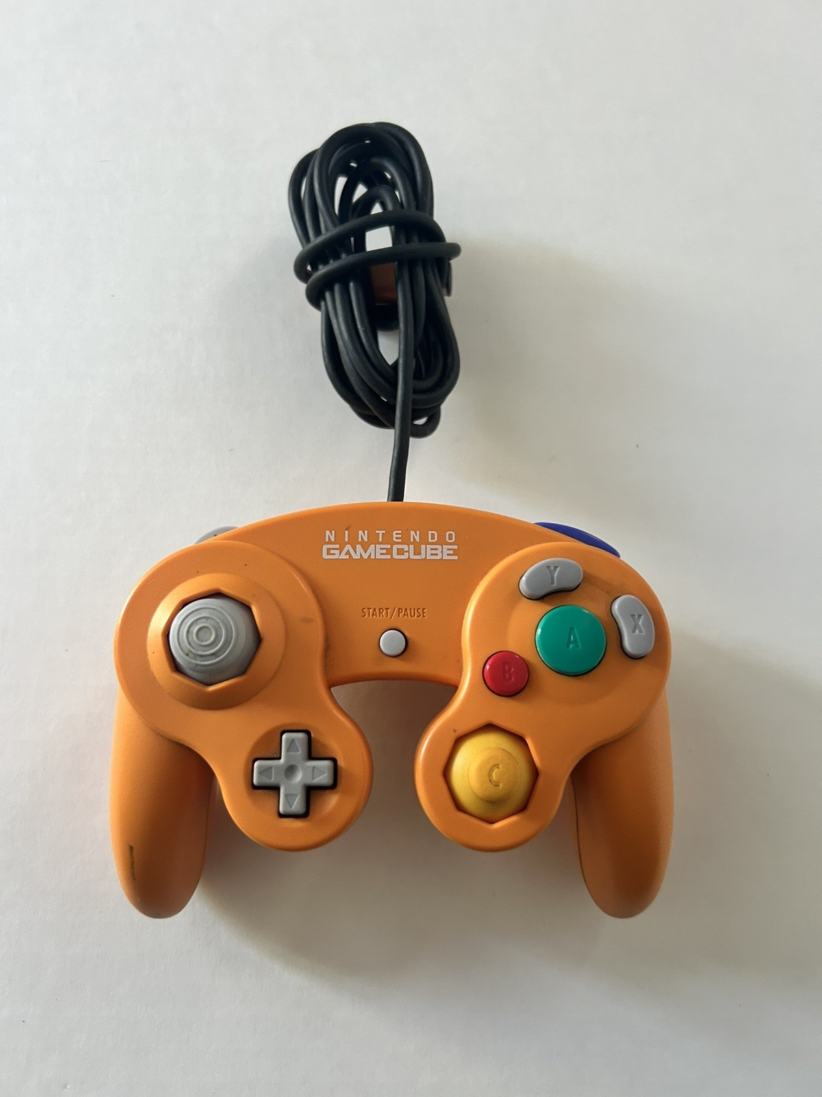 Nintendo Gamecube Spice Orange OEM Controller DOL-003 Tested