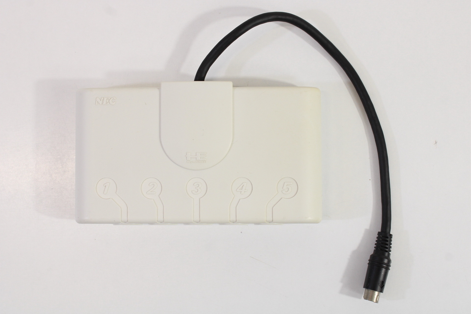 Official NEC PC Engine PI-PD003 5-Way Multitap White Milti Tap Slight Discolor