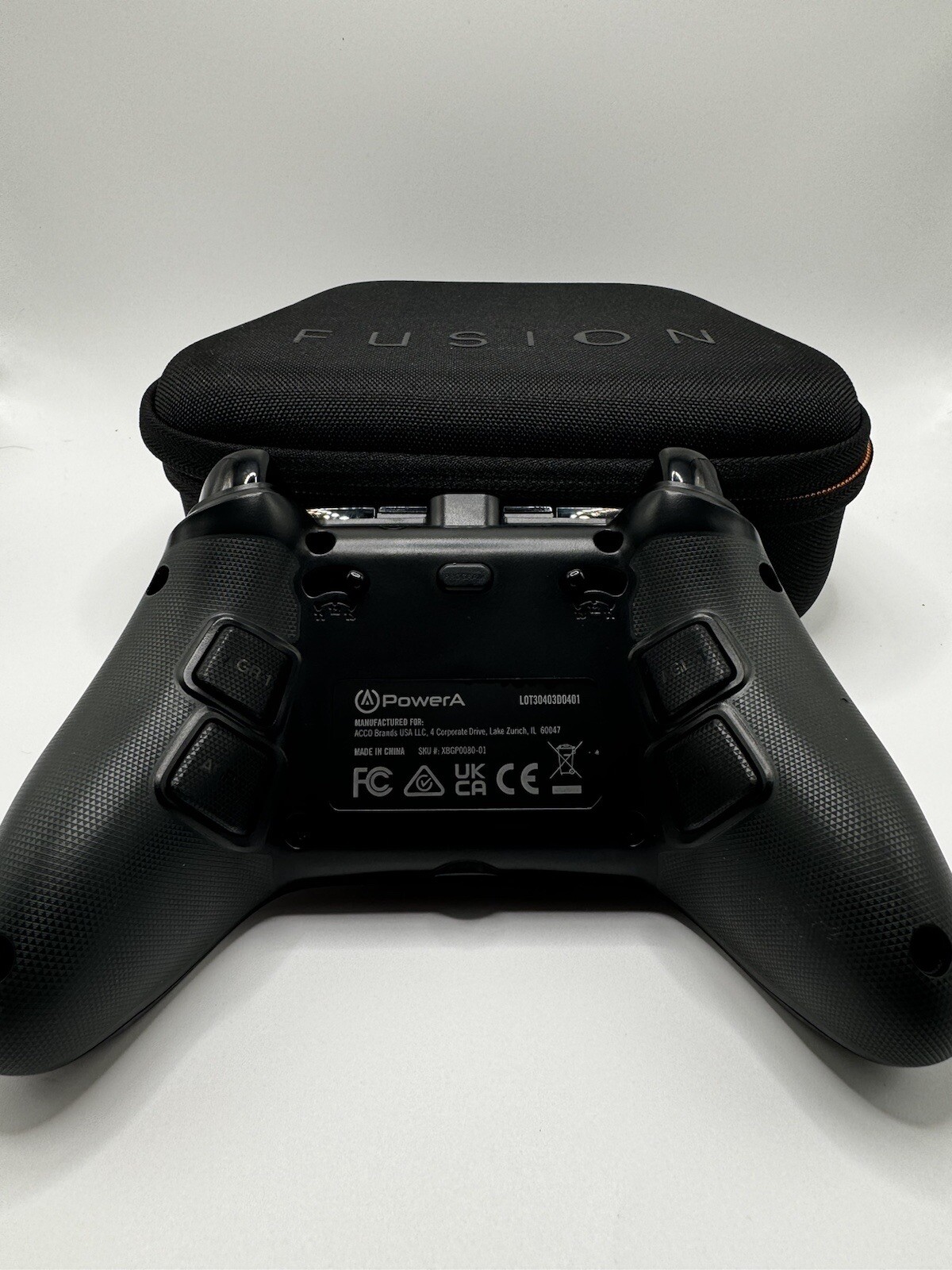 PowerA FUSION Pro 3 Wired Controller for Xbox Series X|S – Midnight Shadow OPEN