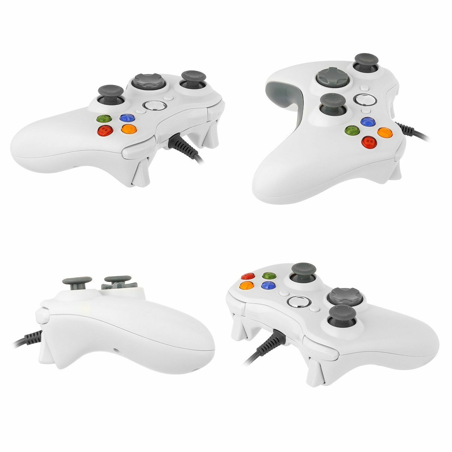 Wired Xbox 360 Gamepad Controller for Xbox 360/360 Slim/PC Windows 7 8 10 11 MAC
