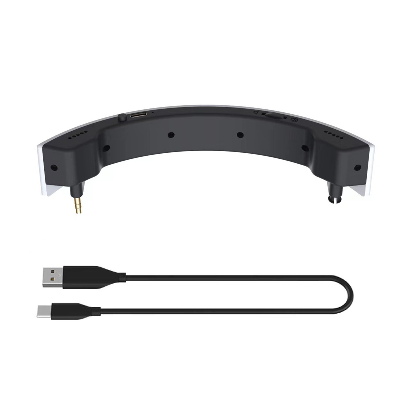 3.5mm USB Type-C Stereo External Speaker Kit For PS5 PS VR2 Gaming Headset f