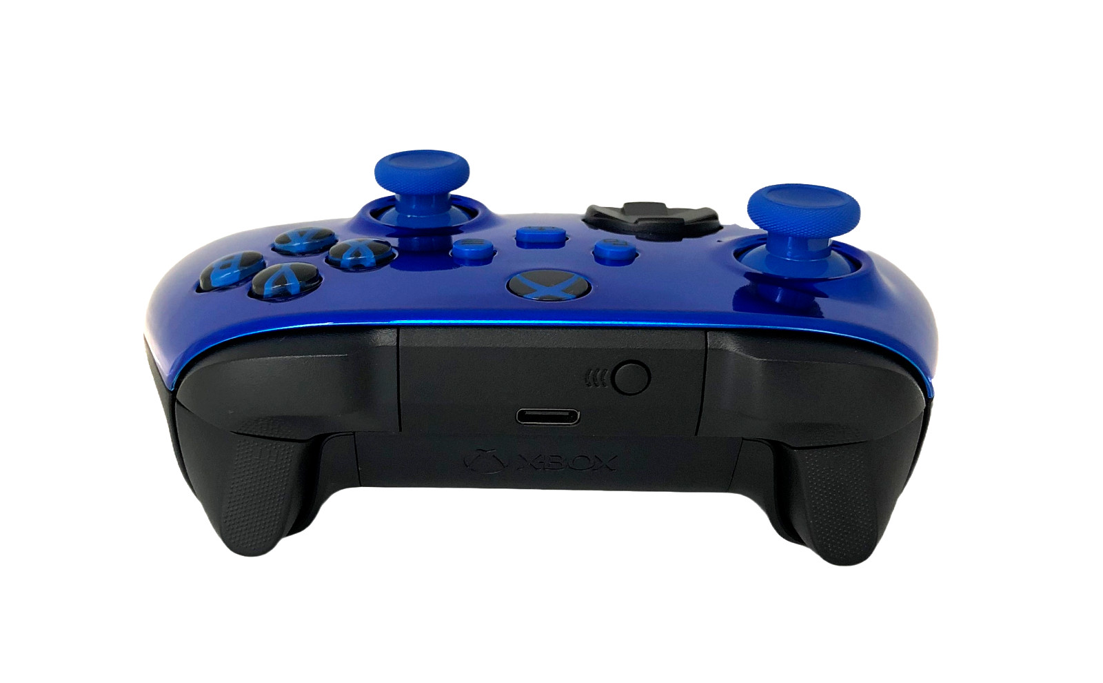 Custom Microsoft Xbox Series X / S Controller – Glossy Chrome Blue