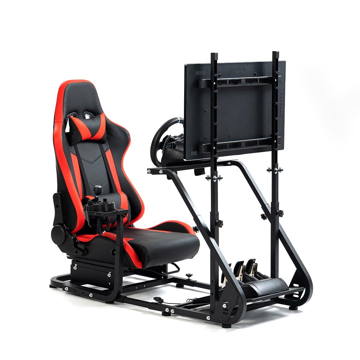 Minneer G920 Racing Simulator Cockpit with TV Mount Stand Fit Logitech G29 Xbox