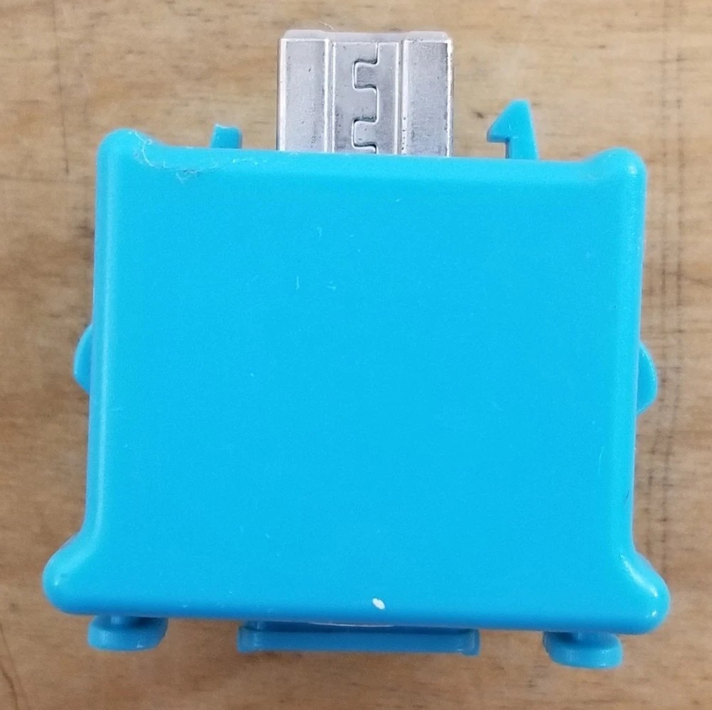Wii Remote Nintendo Motion Plus Adapter RVL-026 Blue Sports Resort