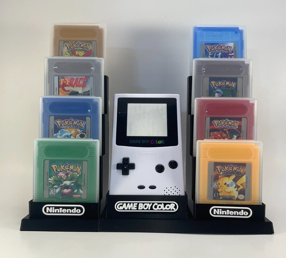 Gameboy Color & 18 Games in Protective Cases – DISPLAY ONLY (Customize Colors)