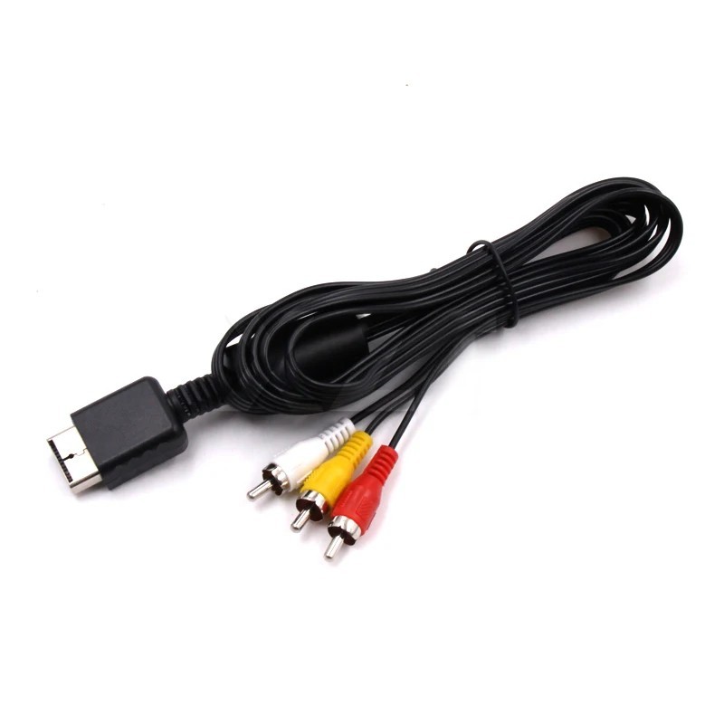 1.8M AV RCA Cable for Sony PS1 PS2 PS3 TV Audio Video Adapter Cord