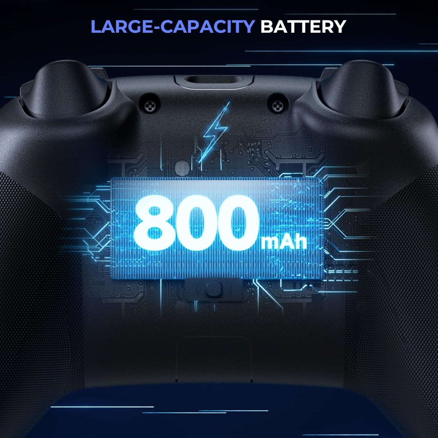 Multi-Platform Wireless Controller with Dynamic RGB & Turbo/Vibration Settings