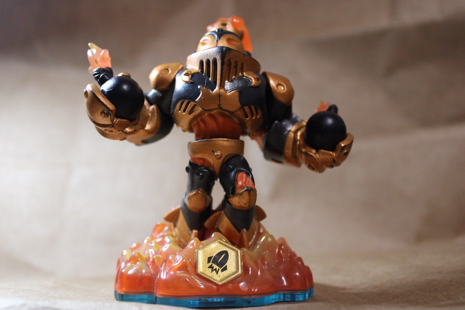 Lot of 4 Skylanders SWAP Force Blast Zone Wash Buckler Rubble Rouser Spy Rise