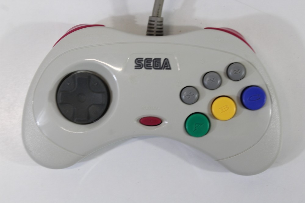 Official Sega Saturn White Controller Pad HSS-0101 OEM SS JPN Japan US Seller