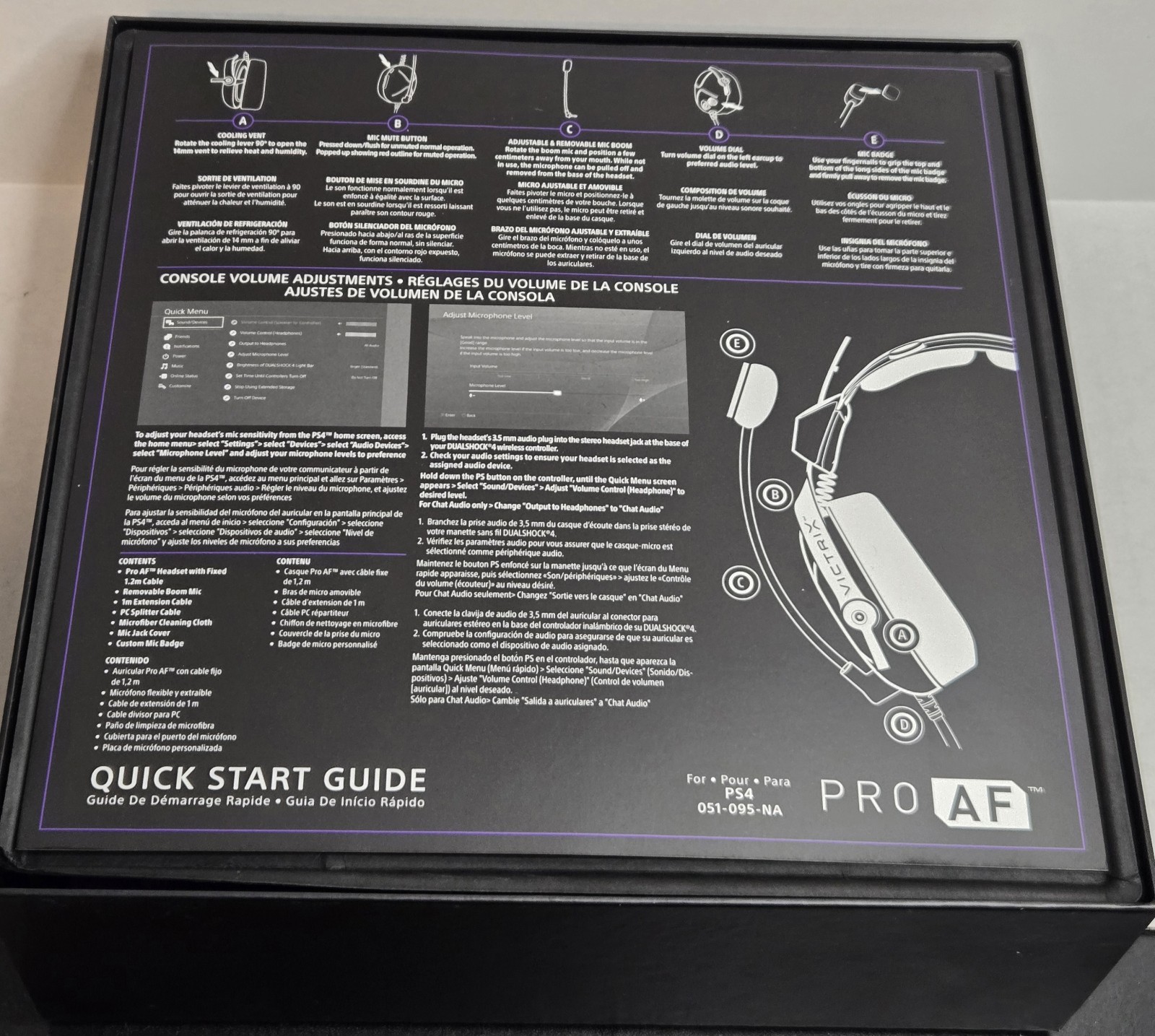 Victrix Pro AF Wired Gaming Headset For PlayStation 4