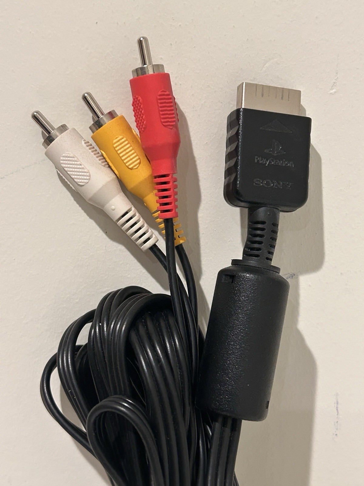 GENUINE Sony PS1 PS2 PS3 AV Cable 7ft