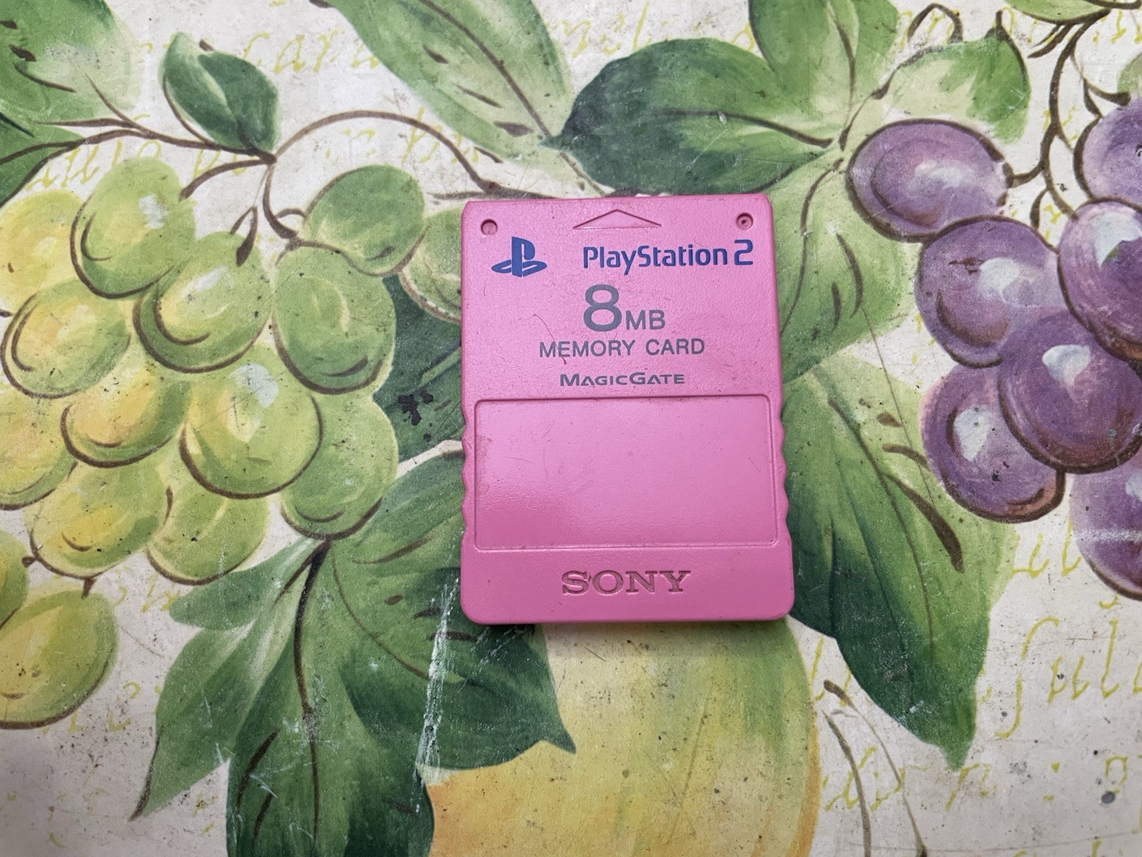 Genuine OEM Sony Playstation 2 PS2 Pink 8MB Memory Card