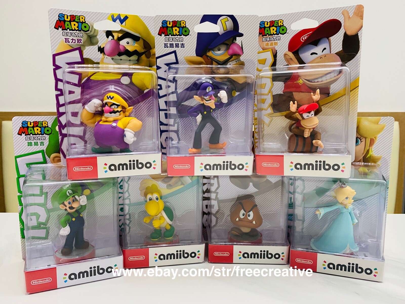Nintendo Super Mario Party Amiibo Series PVC Figure Children Toy Sealed Box