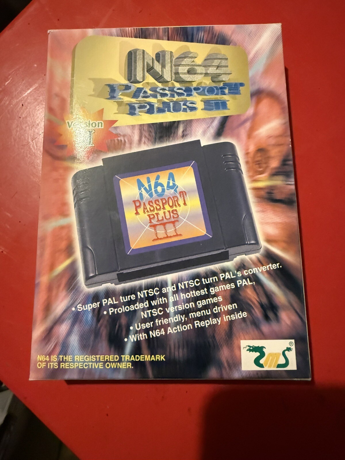 Nintendo N N64 64 Passport PLUS EMS PAL NTSC Convertor Adapter Universal