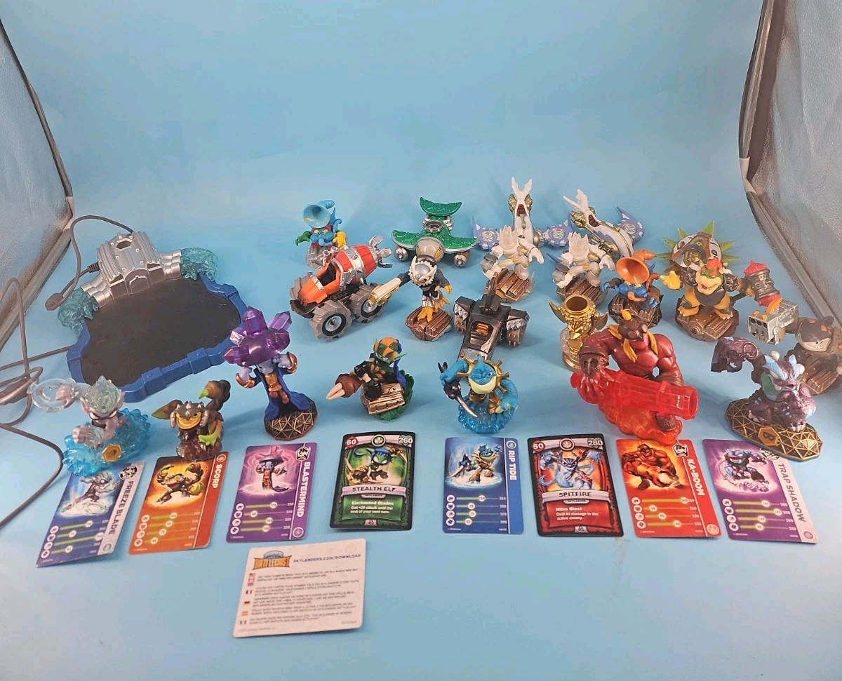 Skylanders Lot Activision Figures Cards Portal Of Power Vehicles