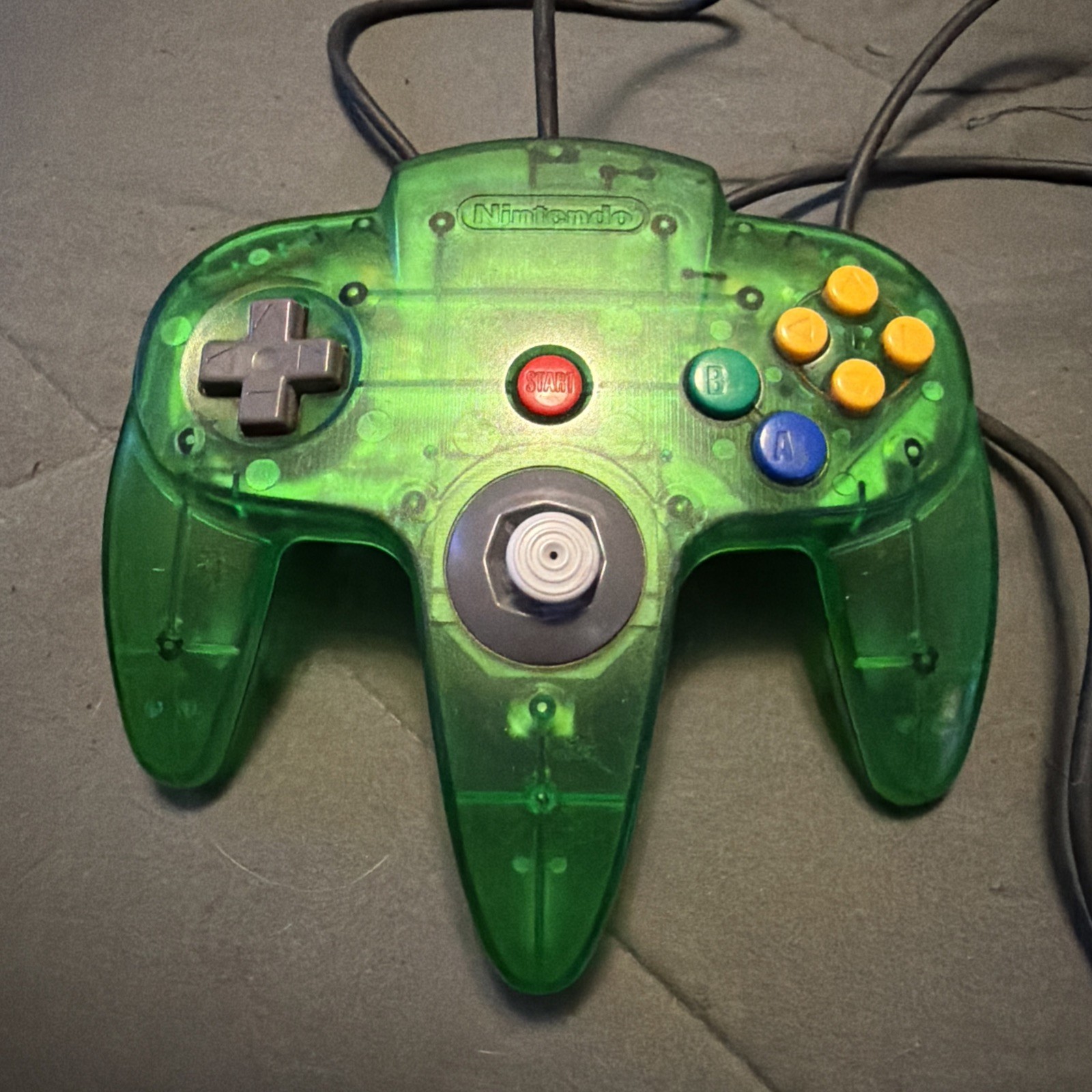 OEM N64 Nintendo Jungle Green Funtastic Controller