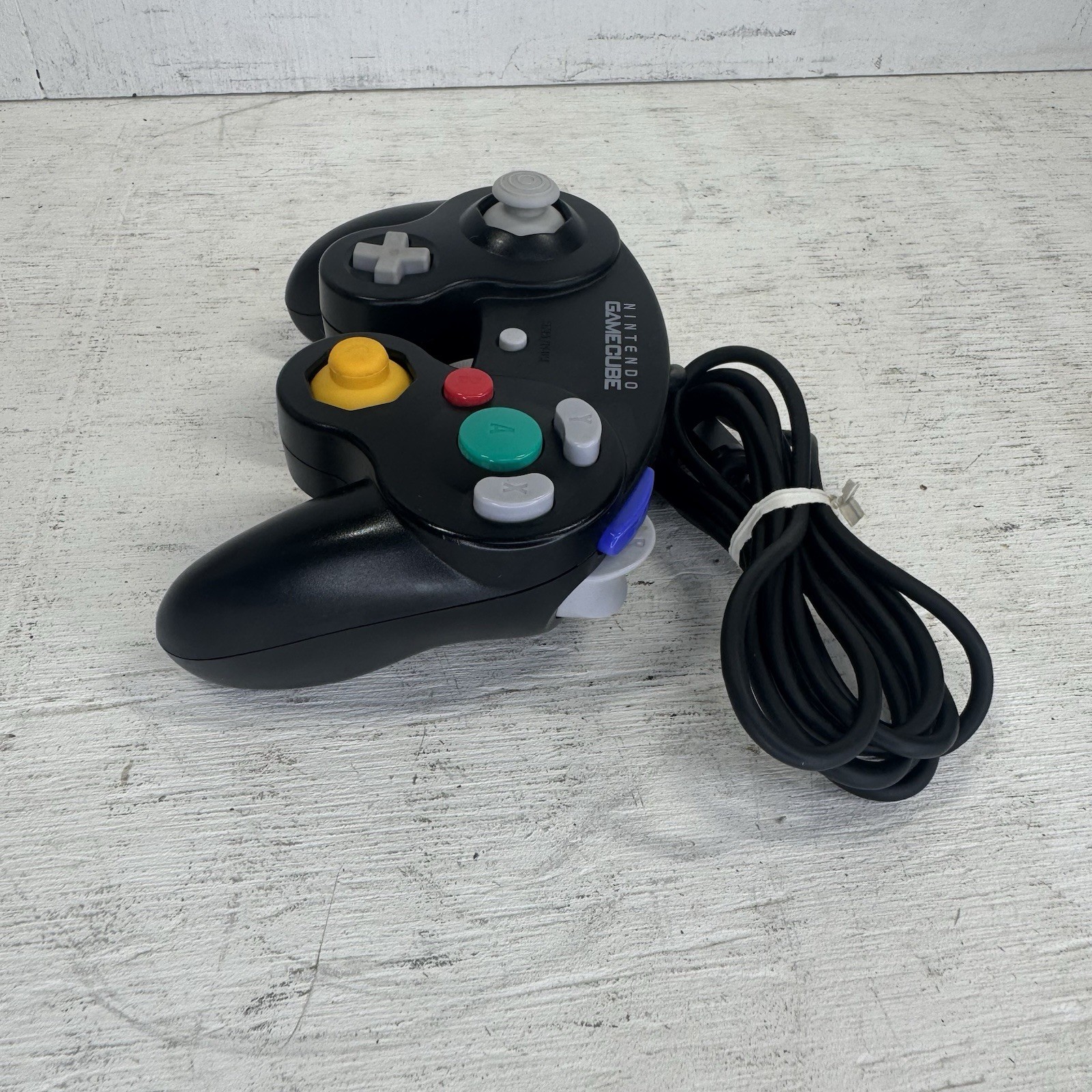 Authentic Nintendo Gamecube Controller Black OEM DOL-003 NICE STICKS FAST TESTED