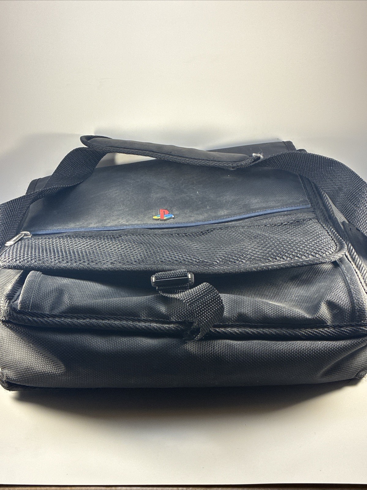 PlayStation Black Nylon Padded Carrying Case for PS1 Console
