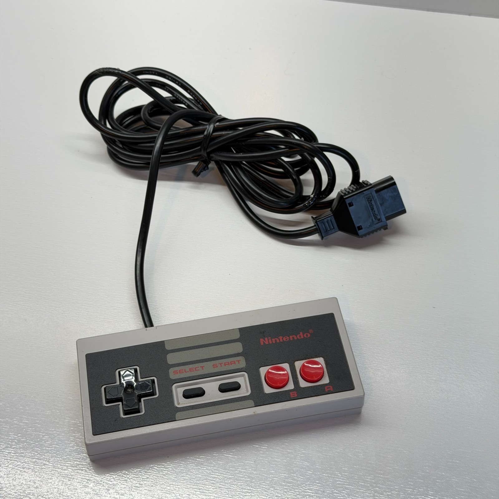 OEM Nintendo NES Original Controller Gray NES-004 Genuine Gamepad TESTED
