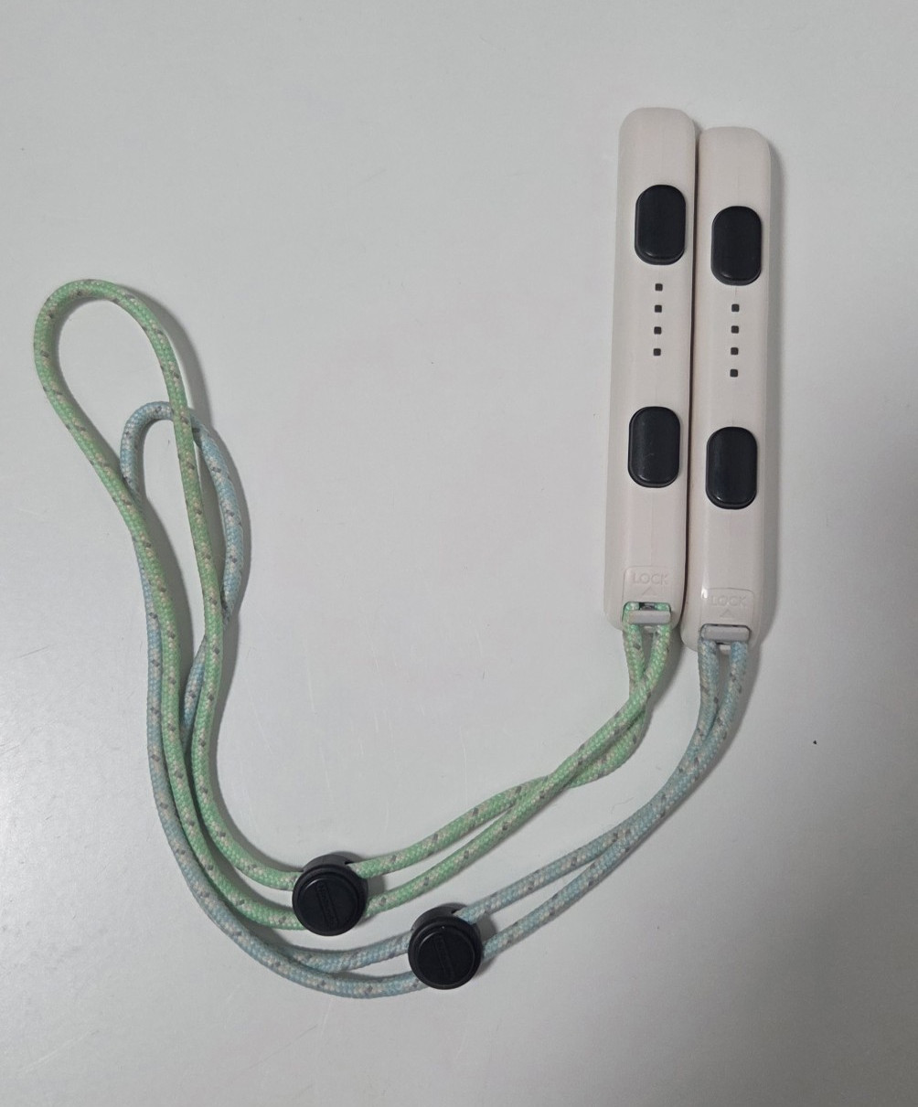 Nintendo Joy-Con Strap Wrist Straps Adjustable White Green Blue Pair for Switch