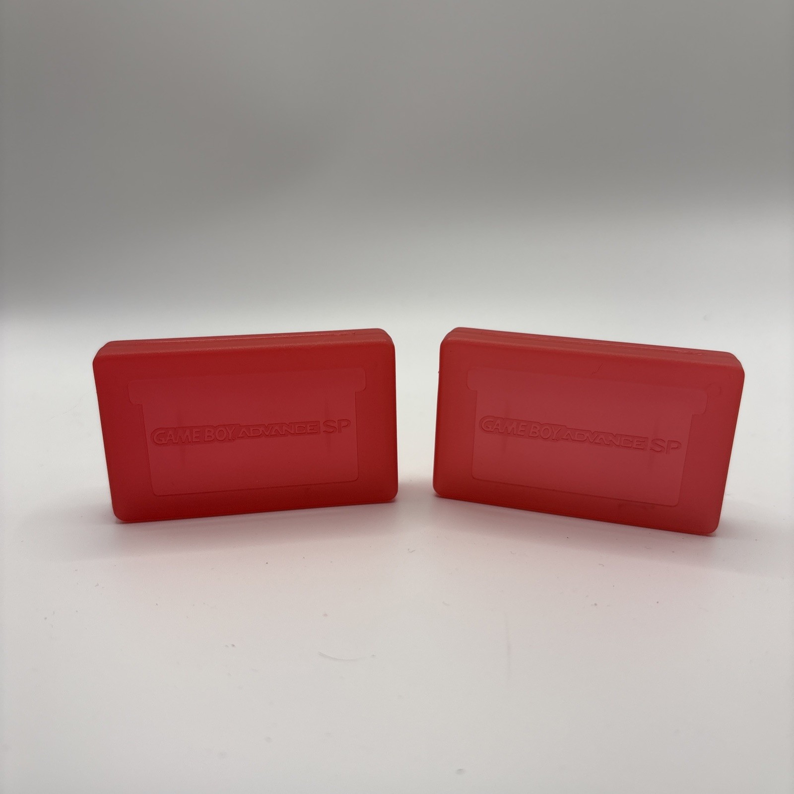 2x Red Game Card Storage Box For Gameboy ADVANCE SP GBA