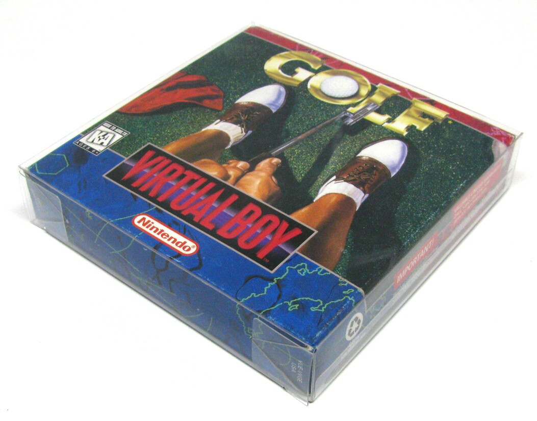 5x NINTENDO VIRTUAL BOY CIB GAME BOX – PROTECTIVE BOX PROTECTOR SLEEVE CASE