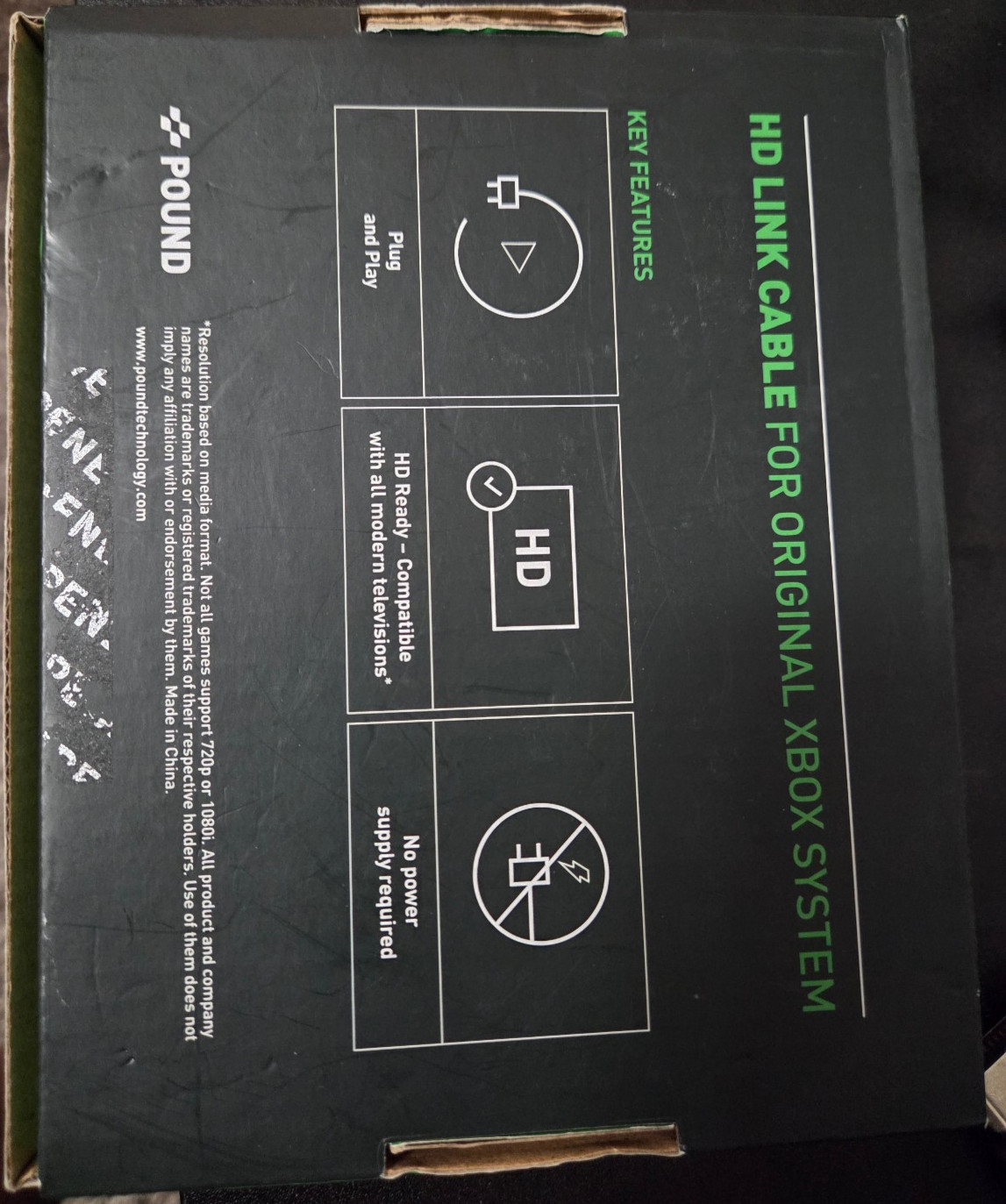 Pound HD Link Cable For Original Xbox