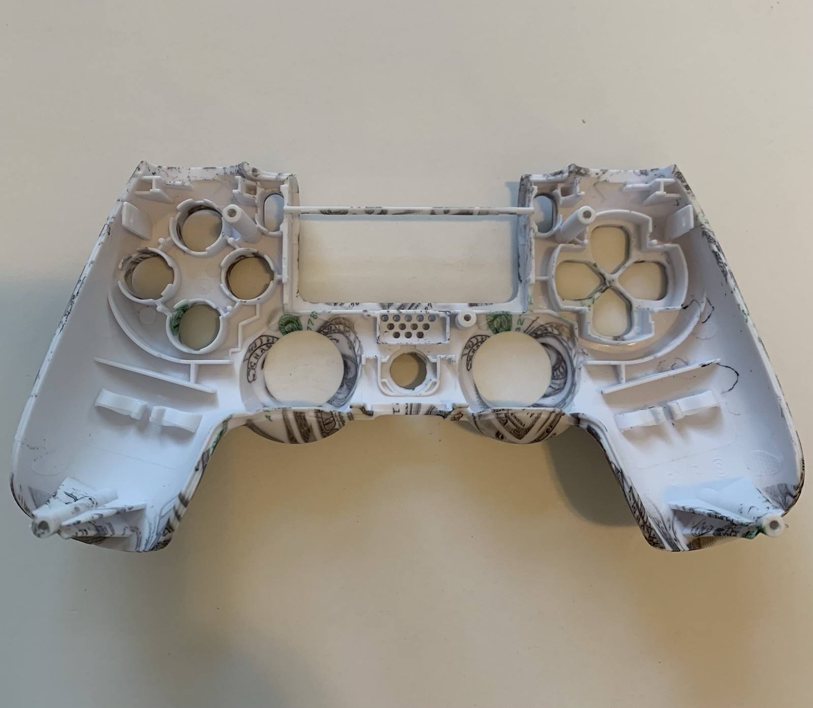 Money, Glossy, FacePlate for controller, Sony Playstation 4, PS4