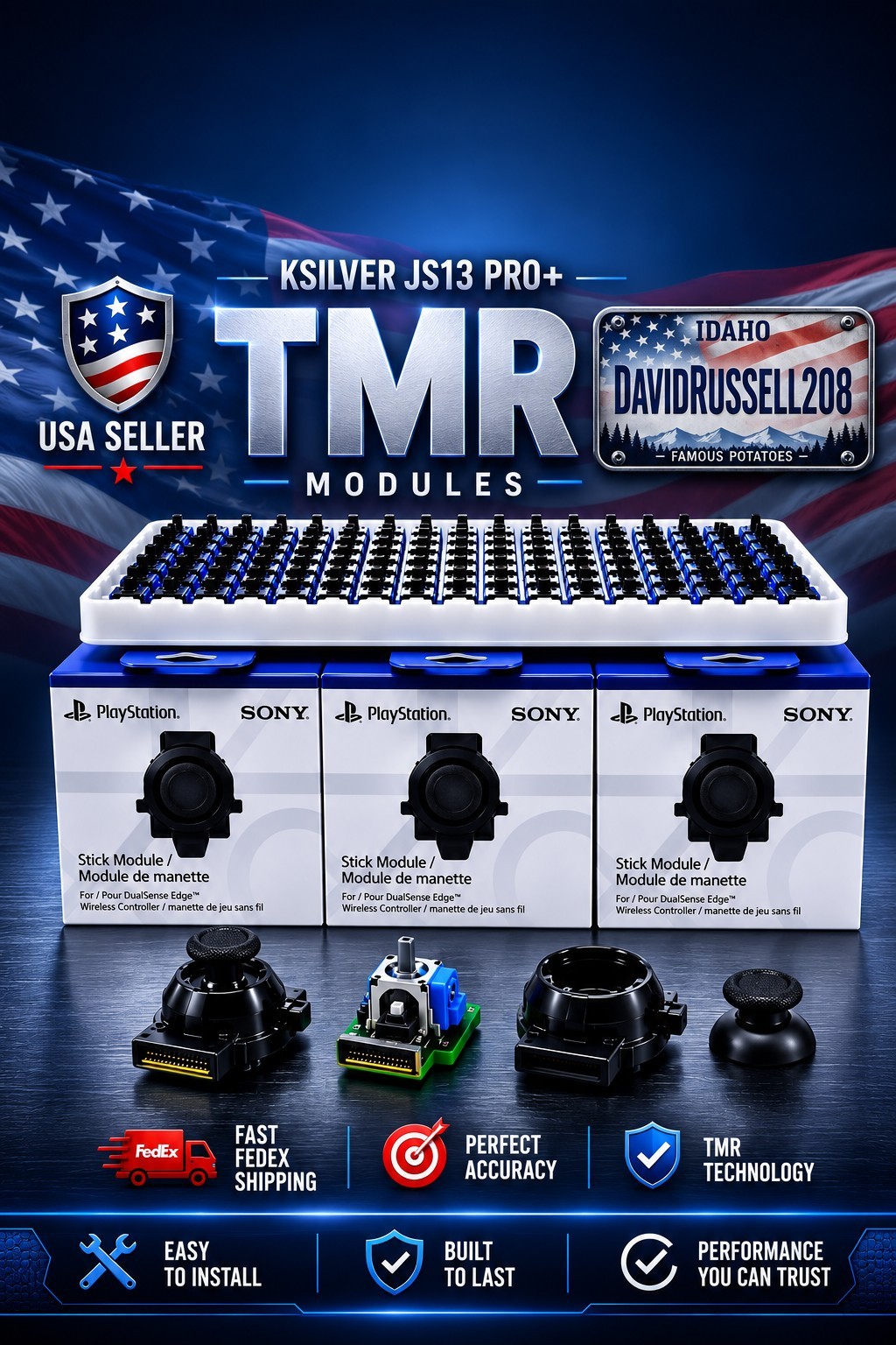 (1) Dual Sense Edge TMR Module KSILVER JS13 PRO Calibration Unlocked FedEx 2 DAY