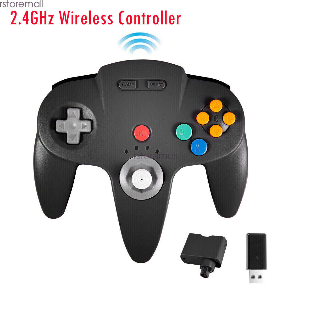 Wireless Controller for Nintendo 64 N64 Console /PC Windows Switch w/ Rumble Pak