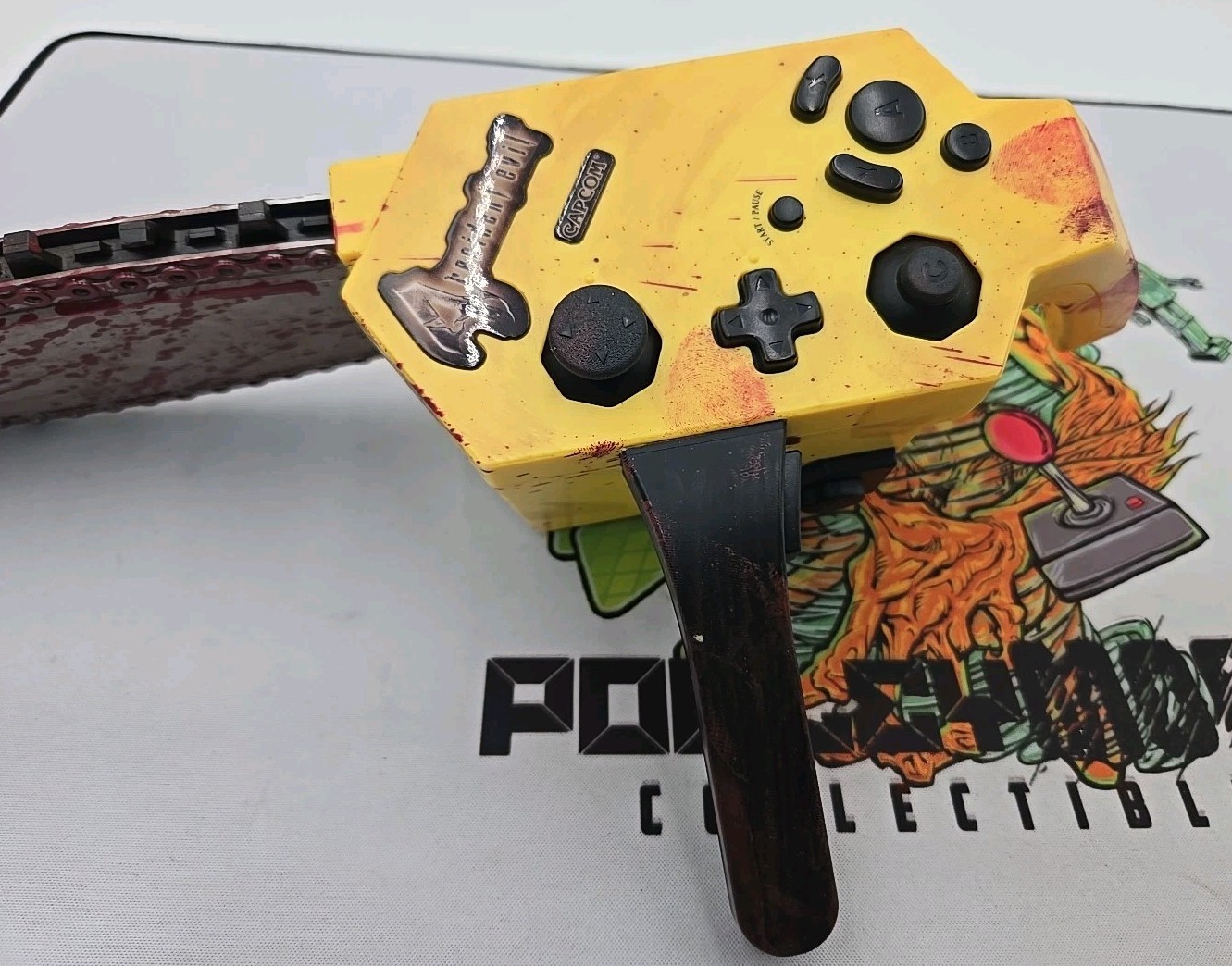Nintendo Gamecube Resident Evil 4 chainsaw controller complete in box W. Plastic