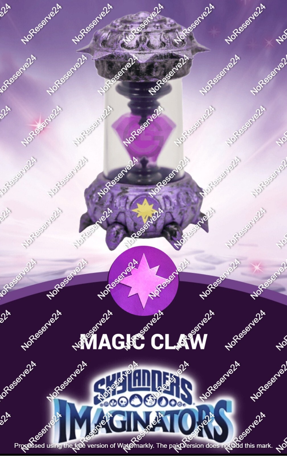 Skylanders Imaginators Creation Crystal Magic Claw NFC Card FACTORY RESET