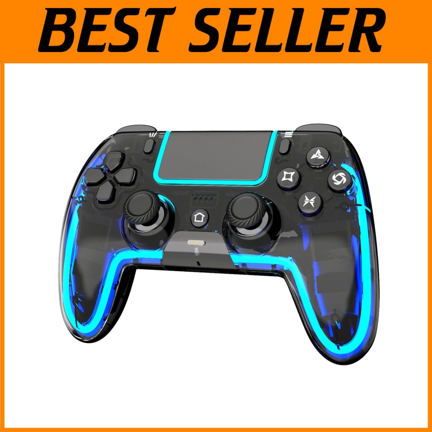 PS5 Controller with 3.5mm Jack & 4 Lighting Effects
