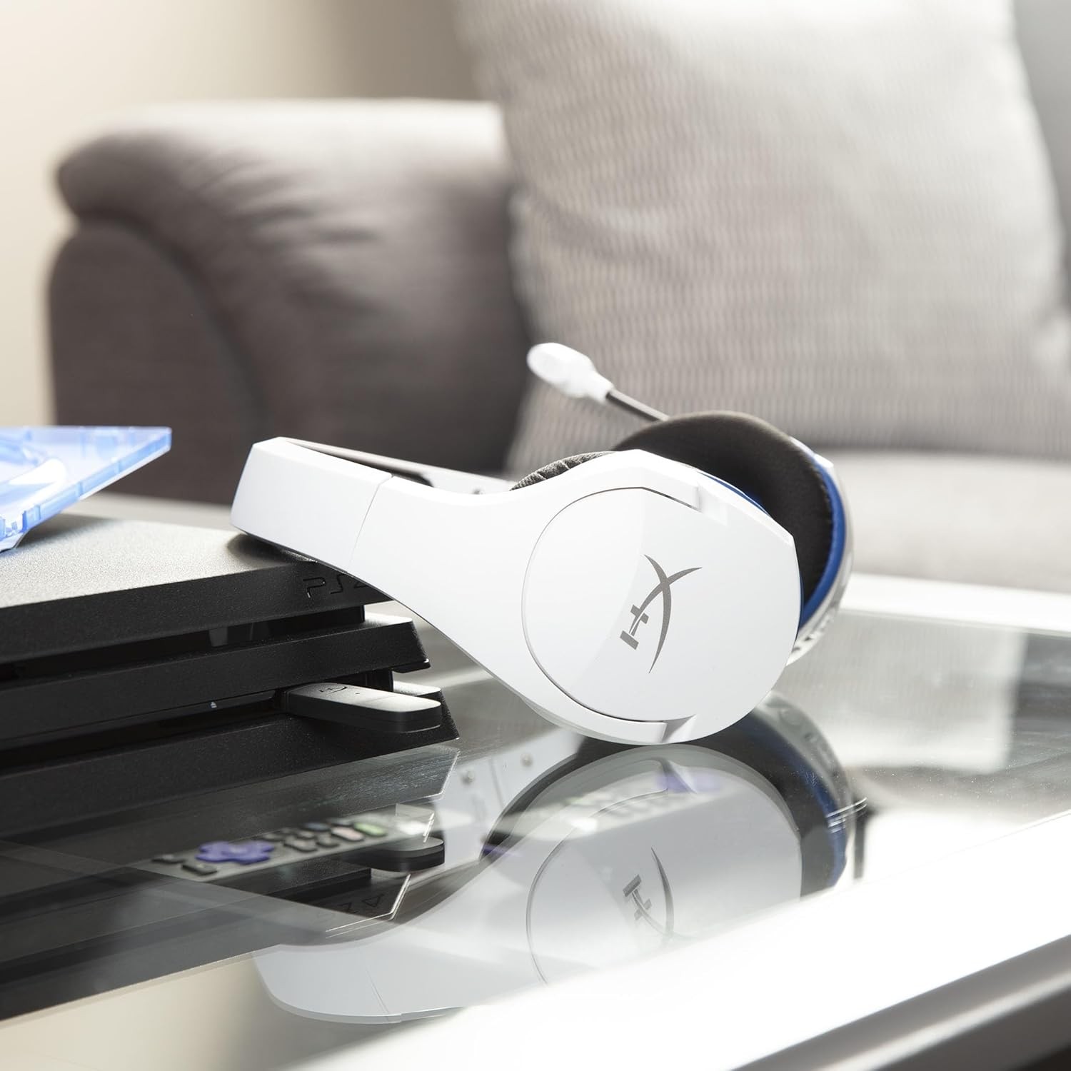 HyperX HHSS1C-KB-WT/G – Wireless Gaming Headset, – White