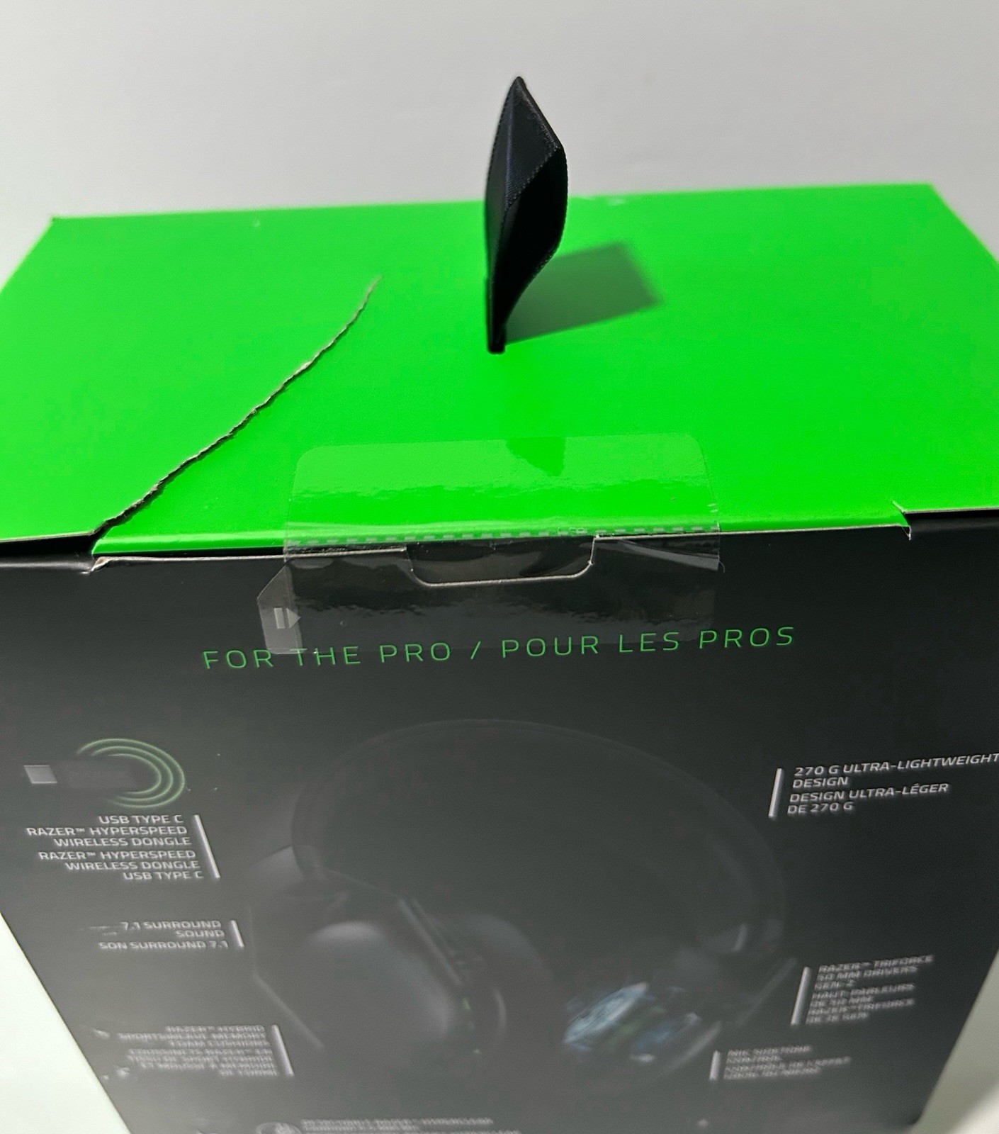 Razer BlackShark V3 X HyperSpeed Gaming Headset for PC Black New Box Damage