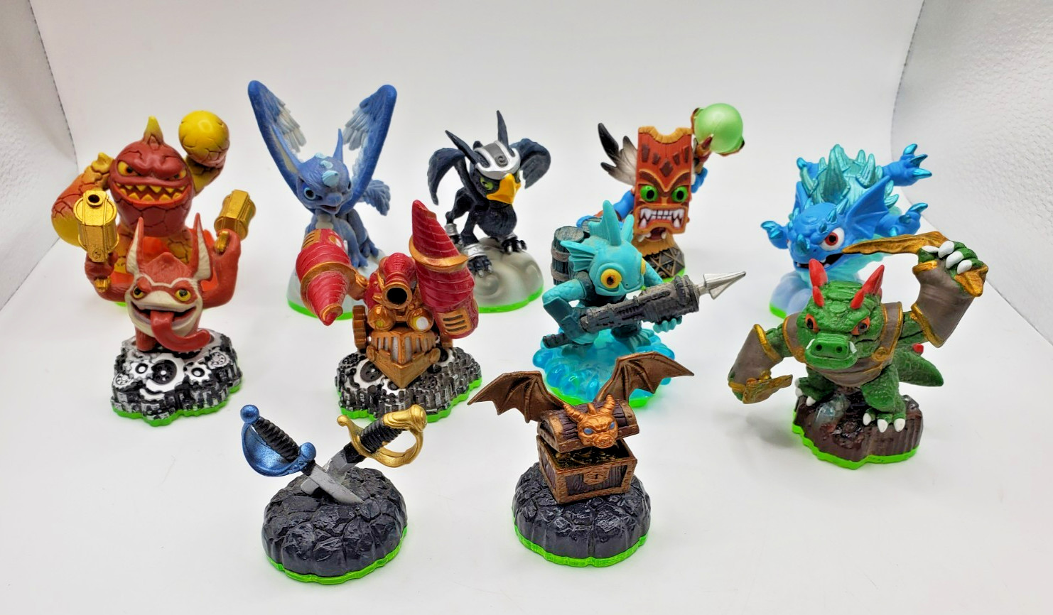 Skylanders Spyro’s Adventure Figures Drill Sgt. Legendary Trigger Warnado Lot 11