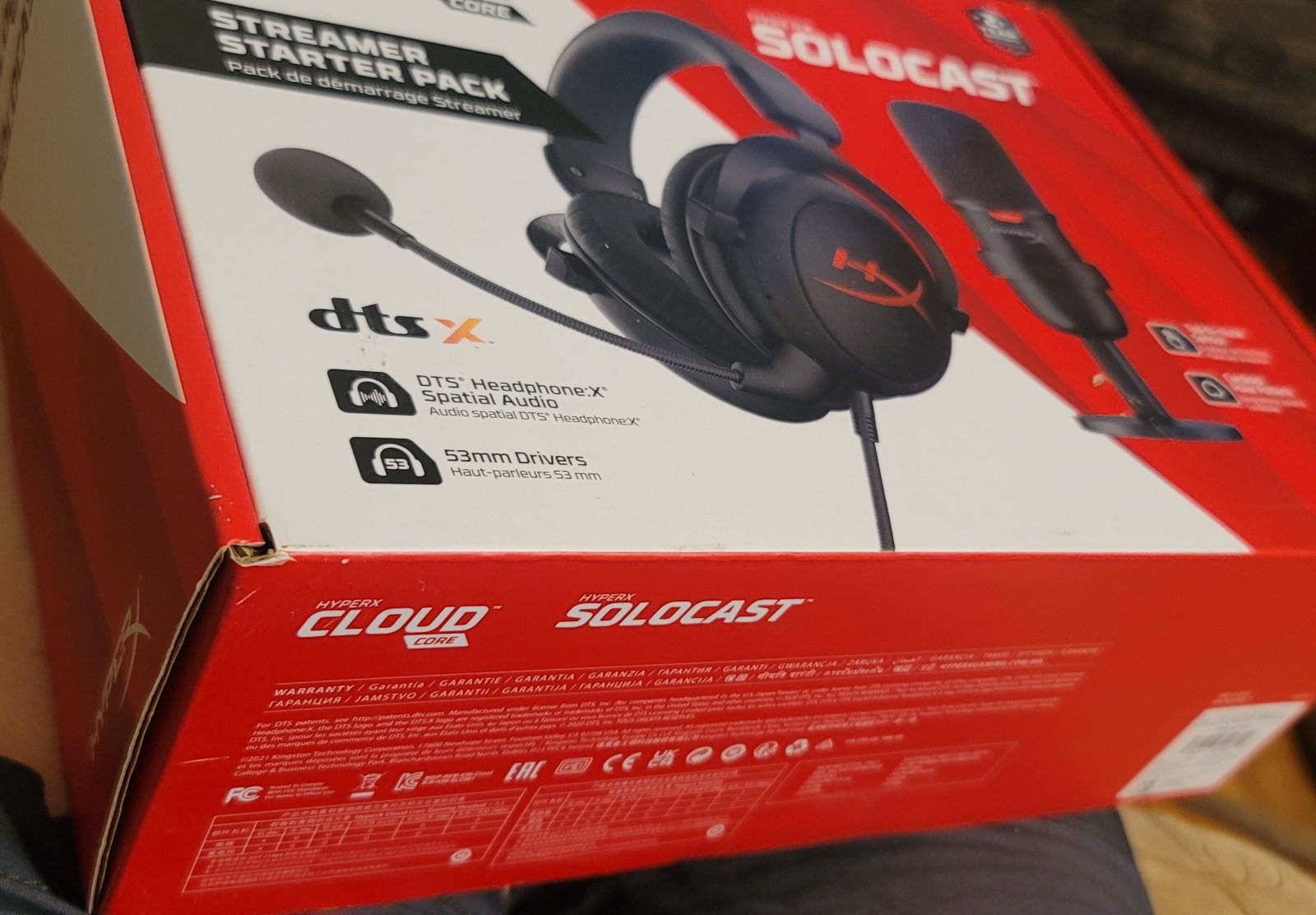 HyperX SoloCast Streamer Starter Pack Black (HBNDL0001) NIB