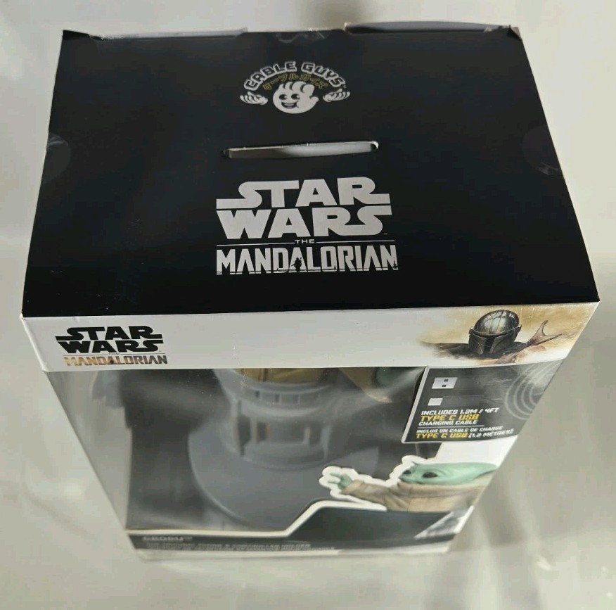 Star Wars The Mandalorian Baby Yoda Grogu 8″ Controller/Phone Holder W/Cable New