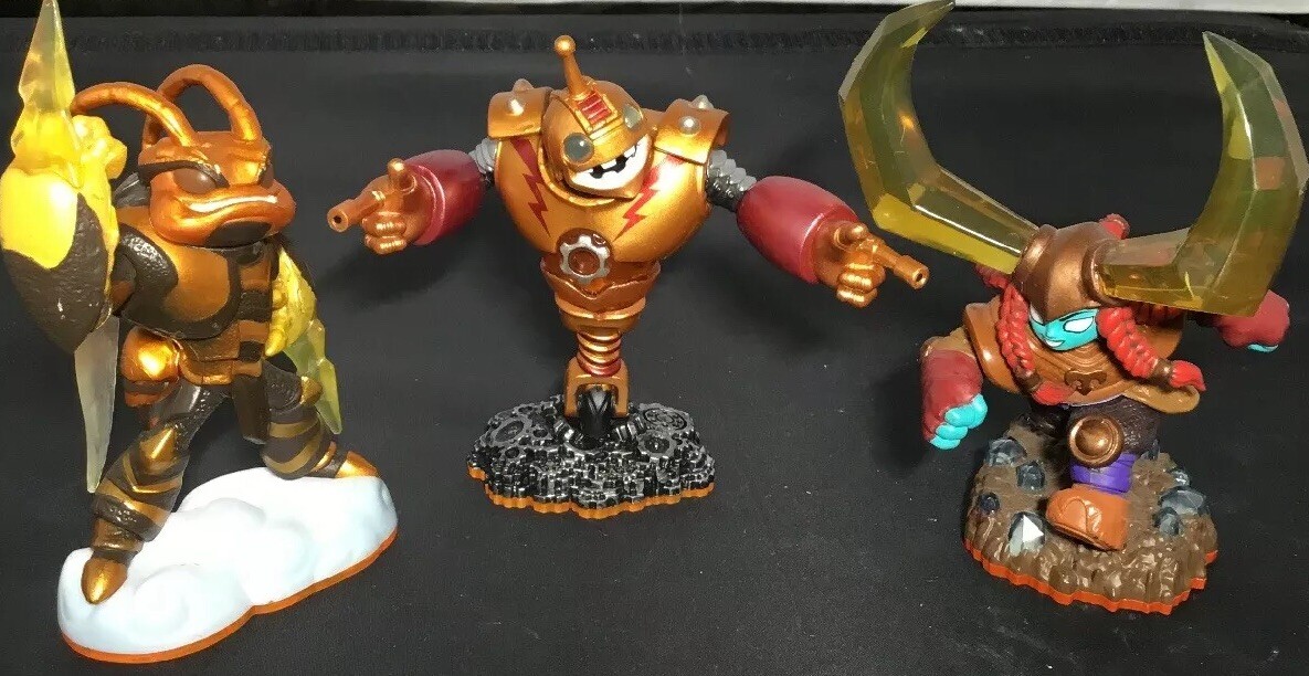 Skylanders Figure Lot Head Rush Swarm Bouncer Giants