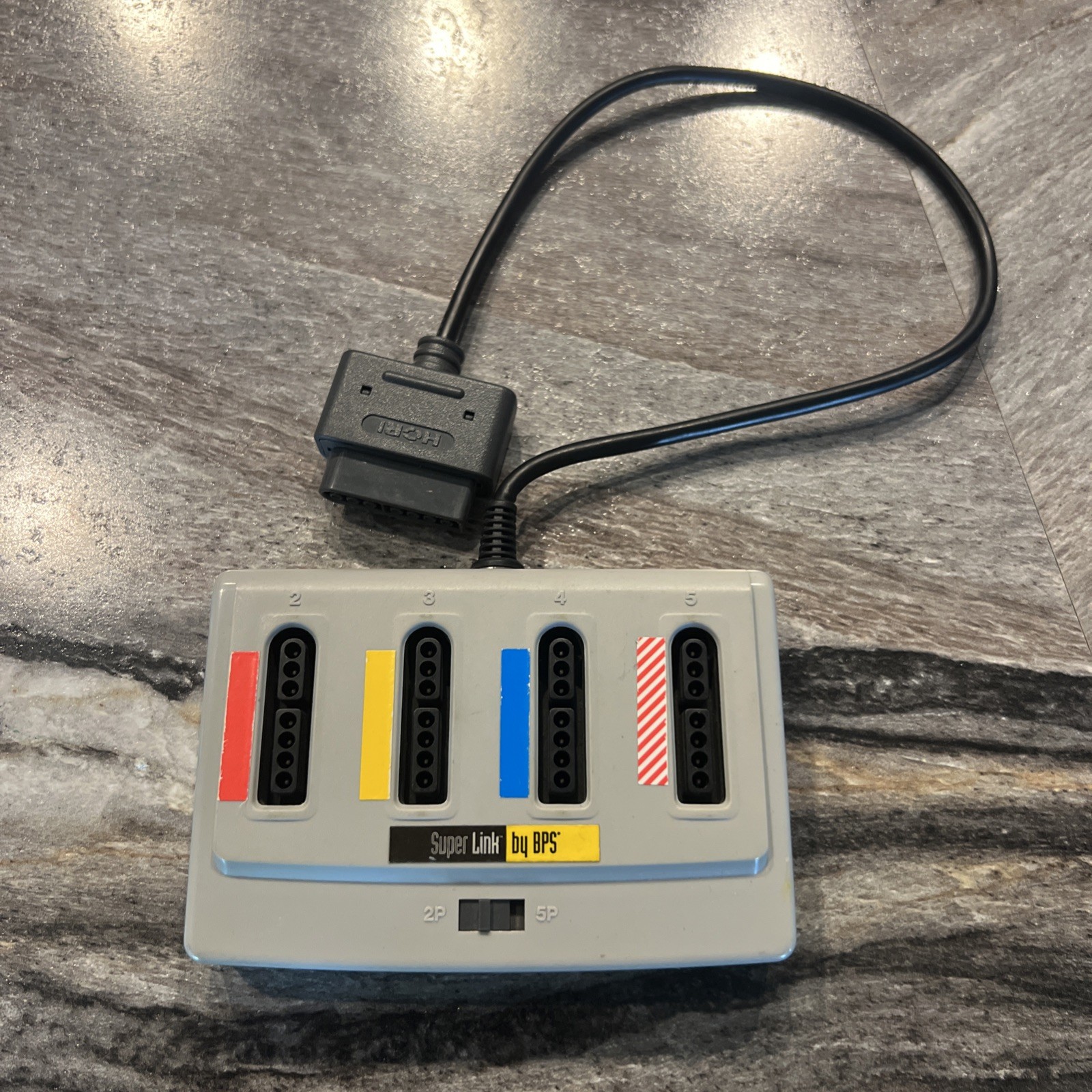 Nintendo SNES Super Famicom Super Link Multiplayer Adapter Hori HSM-07 multitap