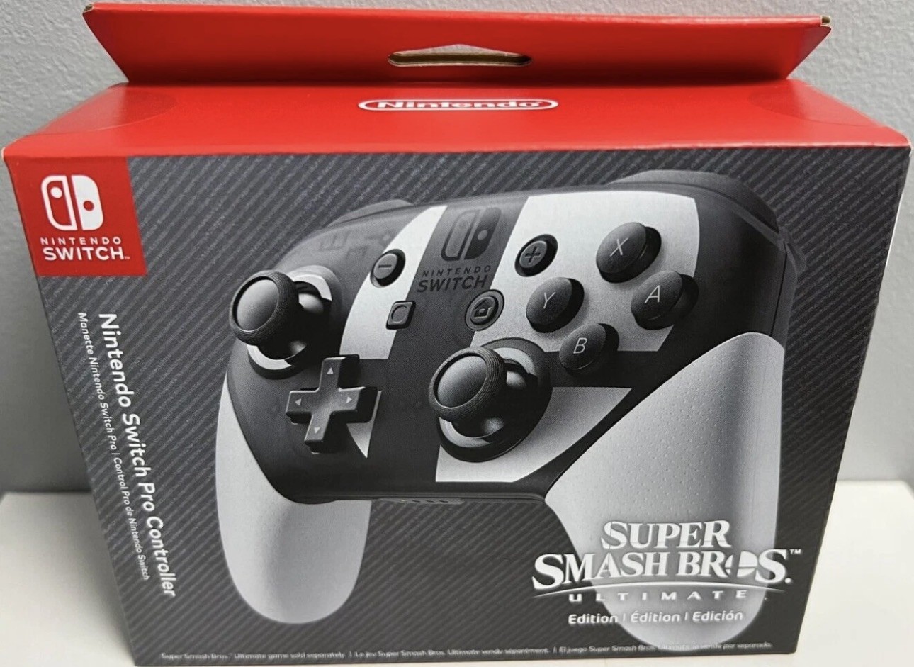 SEALED Super Smash Bros Ultimate Edition Switch Pro Controller NEW