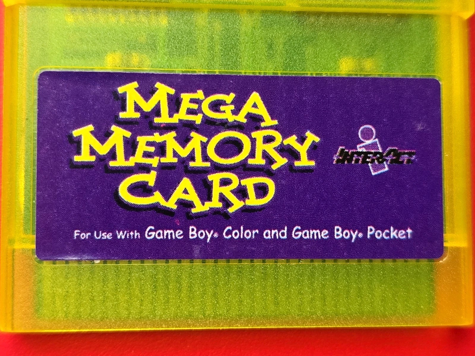 Mega Memory Card Game Boy Color & Pocket Interact Nintendo GBC Works