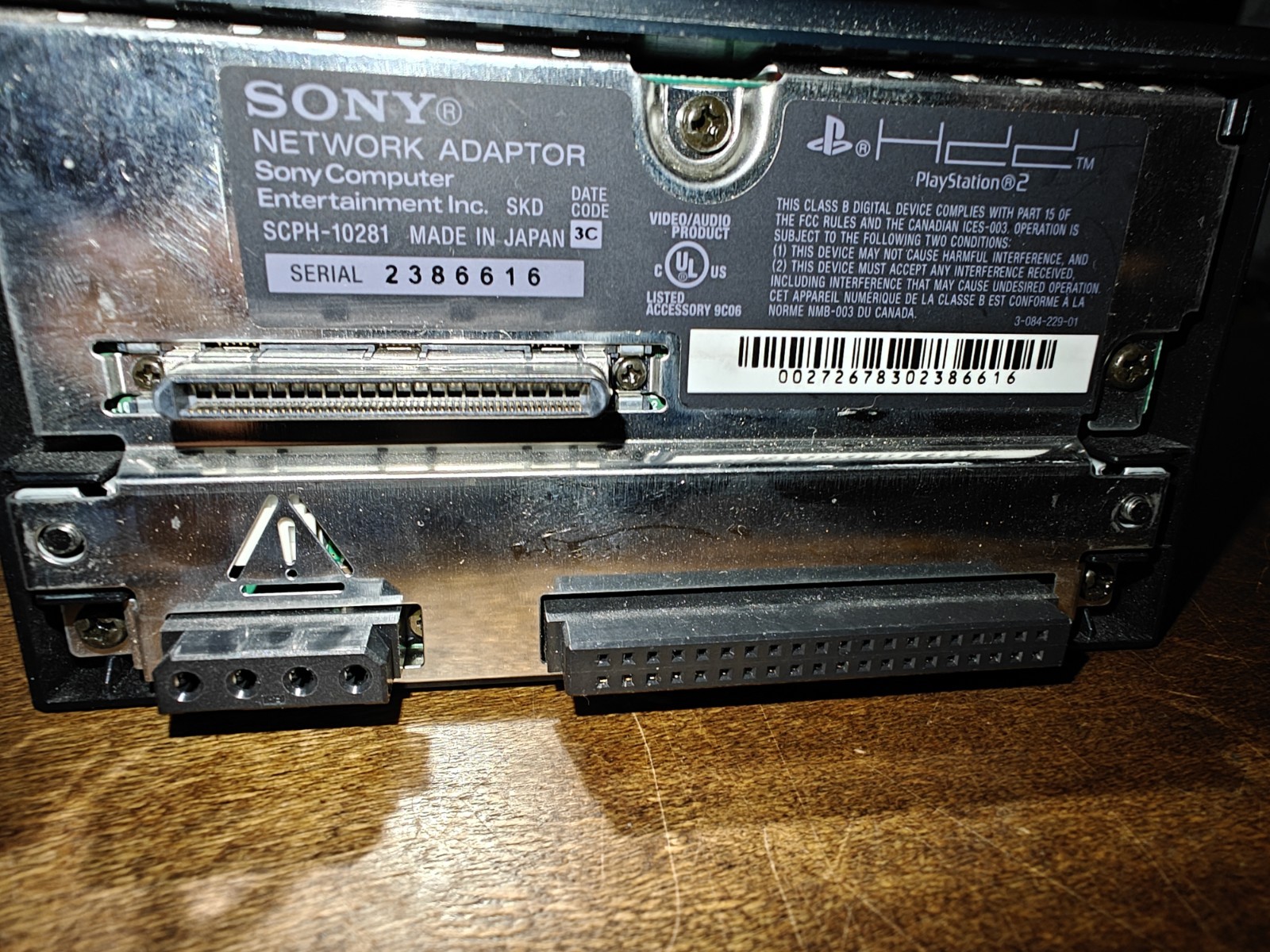 OEM Original Sony PS2 HDD Network Adapter SCPH-10281 PlayStation 2 Tested